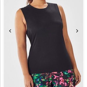 Fabletics Calliope Tie Back Tank Black 2X